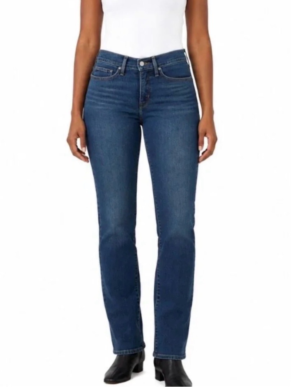 Levi's Premium 314 Shaping Straight Women's 26 Dark Blue Jeans